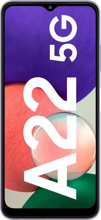 Image du produit Samsung Galaxy A22 5G UE (128 Go, Violet, 6.60", Double SIM, 48 Mpx, 5G)