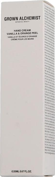 Image du produit Grown Alchemist Crème pour les mains Vanille Orane Peel (20 ml)