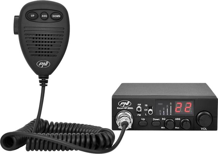 Produktbild PNI CB Escort HP 8000L ASQ Funkpaket + S75 CB-Antenne mit Kabel und fester Halterung