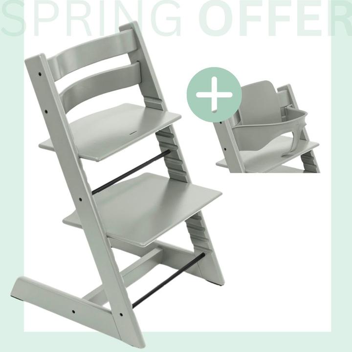 Immagine prodotto Stokke Sedia Tripp Trapp Verde Ghiaccio (Seggiolone)