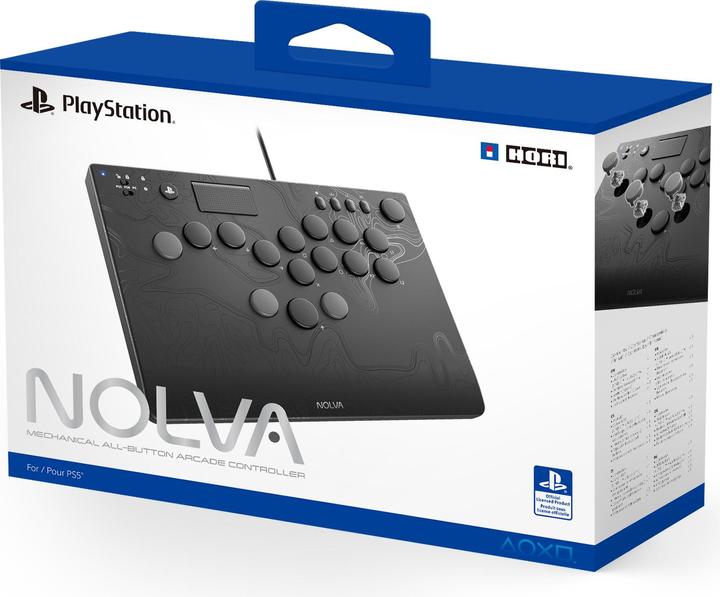 HORI NOLVA Mechanical All-Button Arcade Controller (PC, PS5)