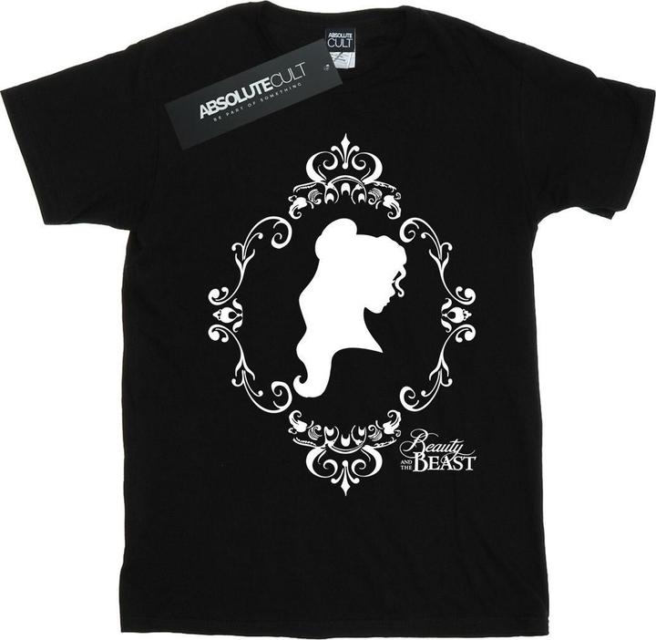 Actual product image Disney Princess Mens Belle Silhouette T-Shirt (XXL)