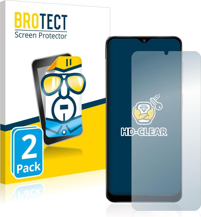 Actual product image BROTECT Screen Protector Clear (2 Piece, Samsung Galaxy A12 Nacho)