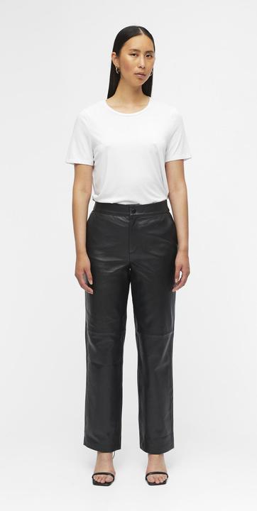Image du produit Object Pantalon court en cuir (36)