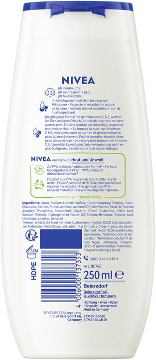 Image du produit NIVEA Huile de graines de pêche et d'abricot (250 ml)
