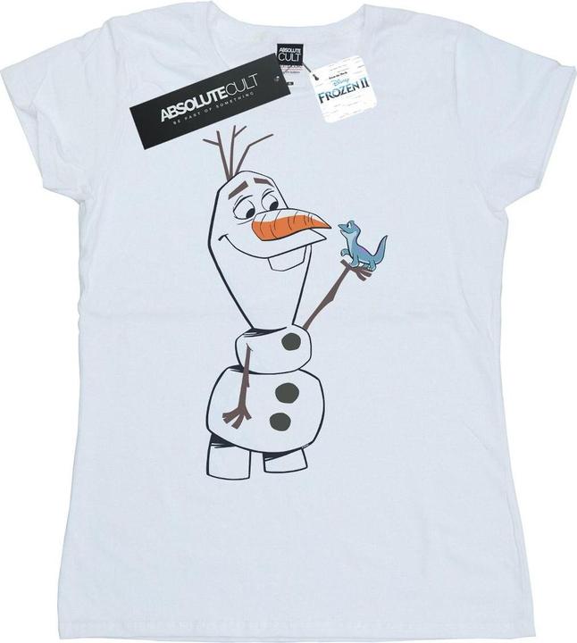 Immagine prodotto Disney Frozen 2 Olaf And Salamander Maglietta Donna (XL)