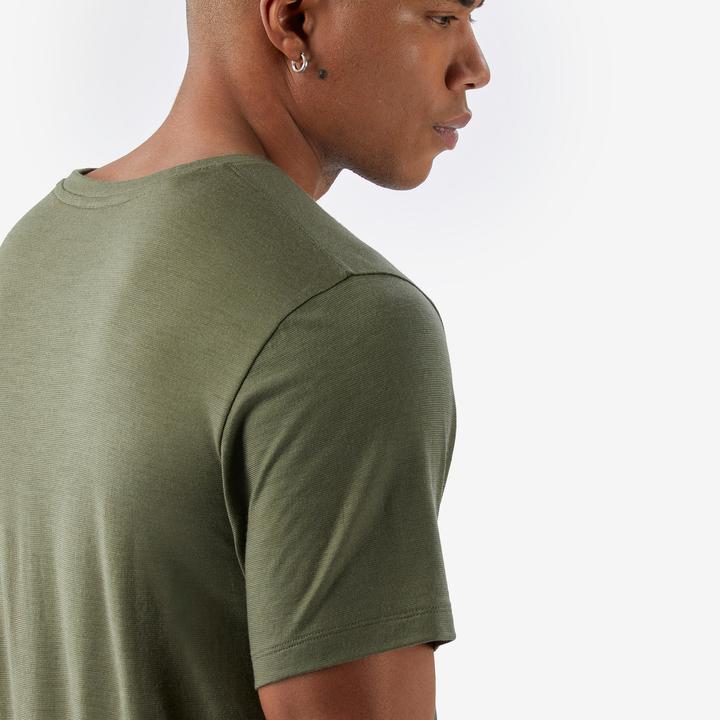 Image du produit Simond T-shirt manches courtes 100 % laine mérinos homme, Merino 100% kaki (XXL)