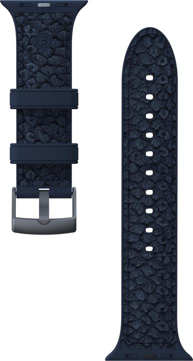 Actual product image Njord Vatn Watch Strap For (41 mm, 40 mm, Vegan Leather, Stainless steel fastener, Salmon leather)