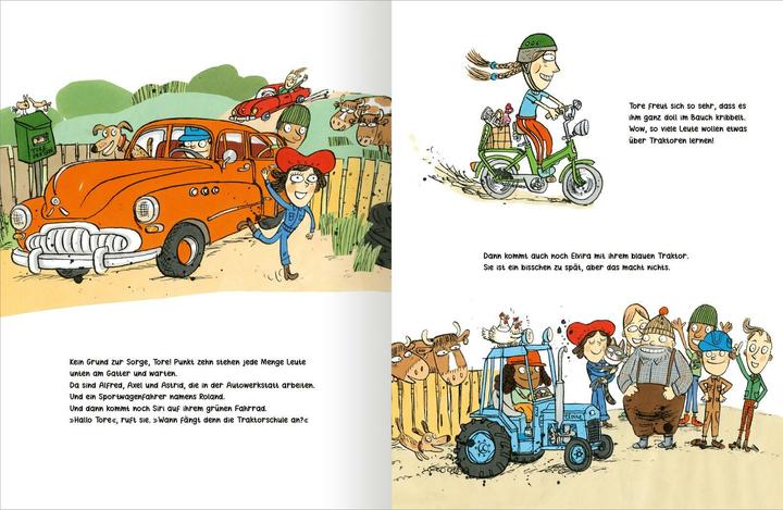 Actual product image Tores Traktorschule (German, Emelie Andrén, Ole Könnecke, 2024)