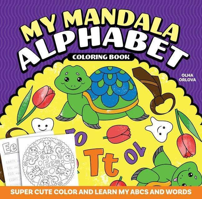Actual product image My Mandala Alphabet Colouring Book (English, Olha Orlova, 2024)