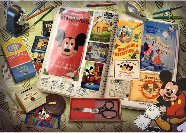 Actual product image Ravensburger Puzzle 17584 - 1950 Mickey Anniversary - 1000 pieces Disney jigsaw puzzle for adults and children (1000 pieces)