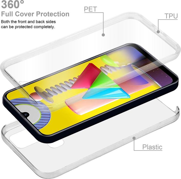 Produktbild Cadorabo TPU 360 Grad Case Cover (Samsung Galaxy M31)