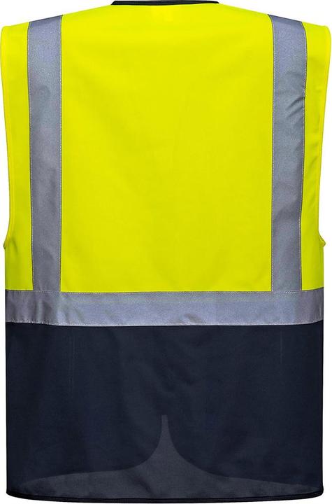 Produktbild Portwest Mens Warsaw Contrast Hi-Vis Vest (M)