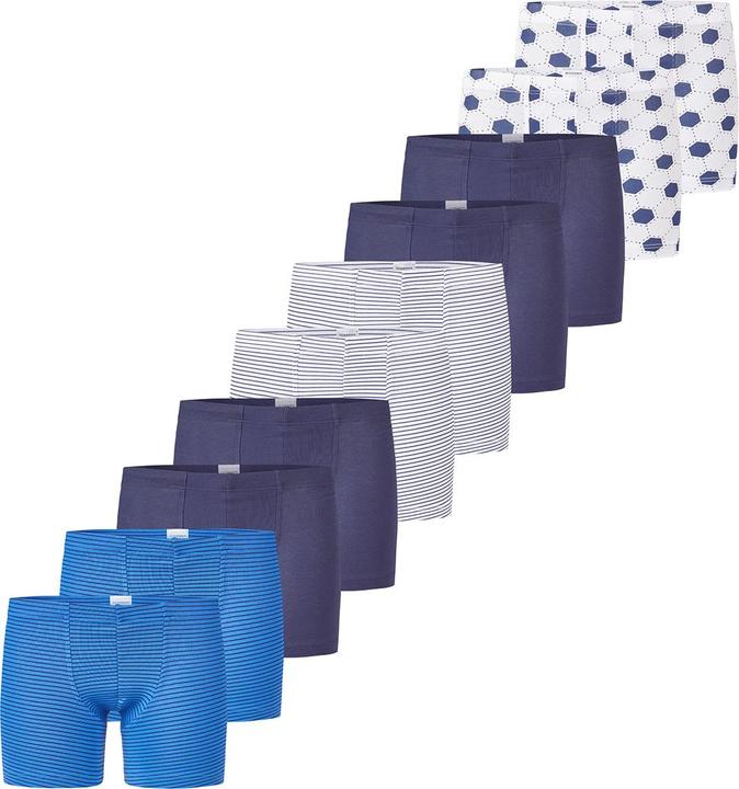 Actual product image Schiesser Pack of 10 Kids Boys 95/5 Organic Cotton Shorts / Pants (104, pack of 10)