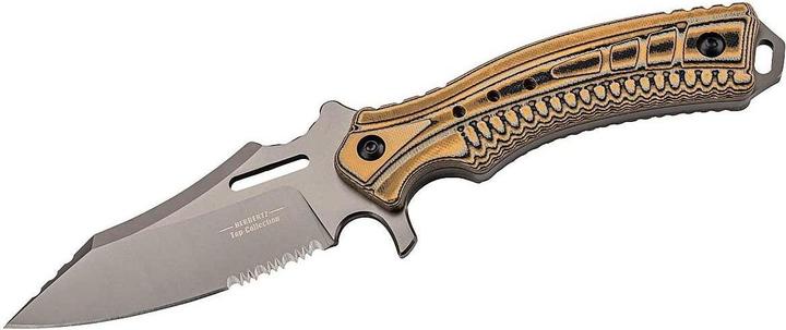 Produktbild Herbertz TOP-Collection Gürtelmesser, Stahl 440, Titanbeschichtung, G10-Schalen, Kydex-Scheide