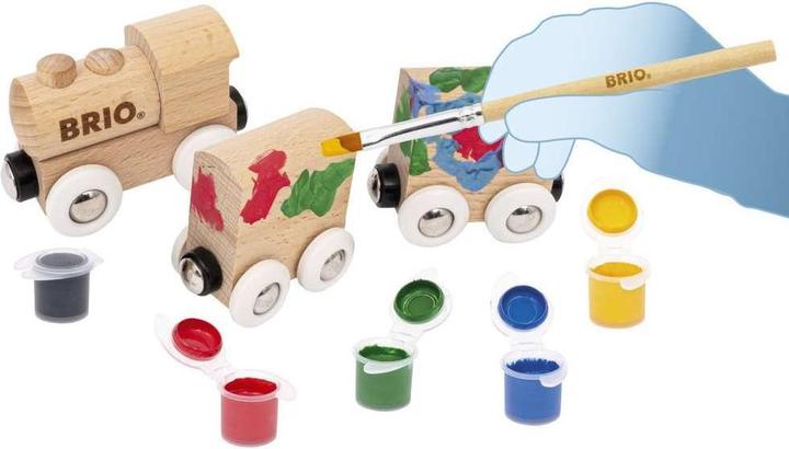 Actual product image Ravensburger BRIO - Wooden train to colour in