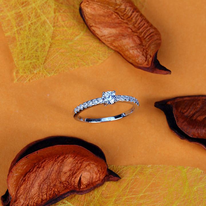 Actual product image La Petite Story Charming silver ring with zircons Silver LPS03AWV050 - Circuit: 56 mm (56, 925 Silver)