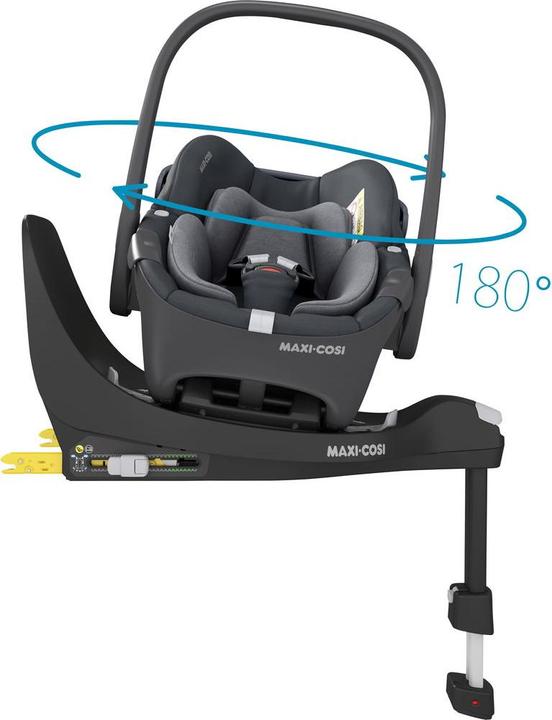 Actual product image Maxi-Cosi Pebble 360 with Familyfix 360 (Baby car seat, ECE R129/i-Size Standard)