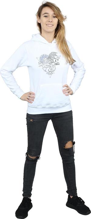 Immagine prodotto Thestral Line Art Felpa con Cappuccio Donna (XL)