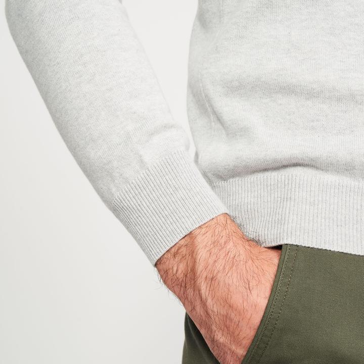 Produktbild Inesis Herren Golf Pullover V-Ausschnitt Baumwolle - CW 100 grau