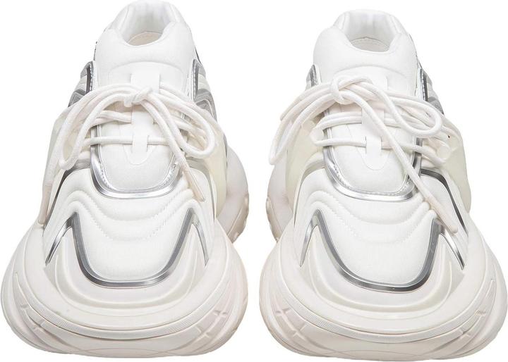 Produktbild Balmain unicorn wave neoprene and leather sneakers white color (40)