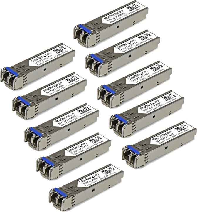 Image du produit StarTech Module émetteur-récepteur Gigabit SFP - compatible Cisco GLC-LH-SM - SM/MM LC - 550m - Mini GBIC