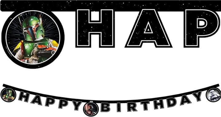 Immagine prodotto Procos Catena di lettere di Buon Compleanno Star Wars Galaxy