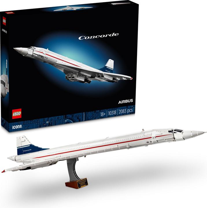 Produktbild LEGO Concorde (10318, LEGO Icons, LEGO Seltene Sets)