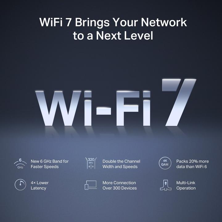 Produktbild Mercusys WRL ROUTER 9300MBPS/4PORT MR47BE