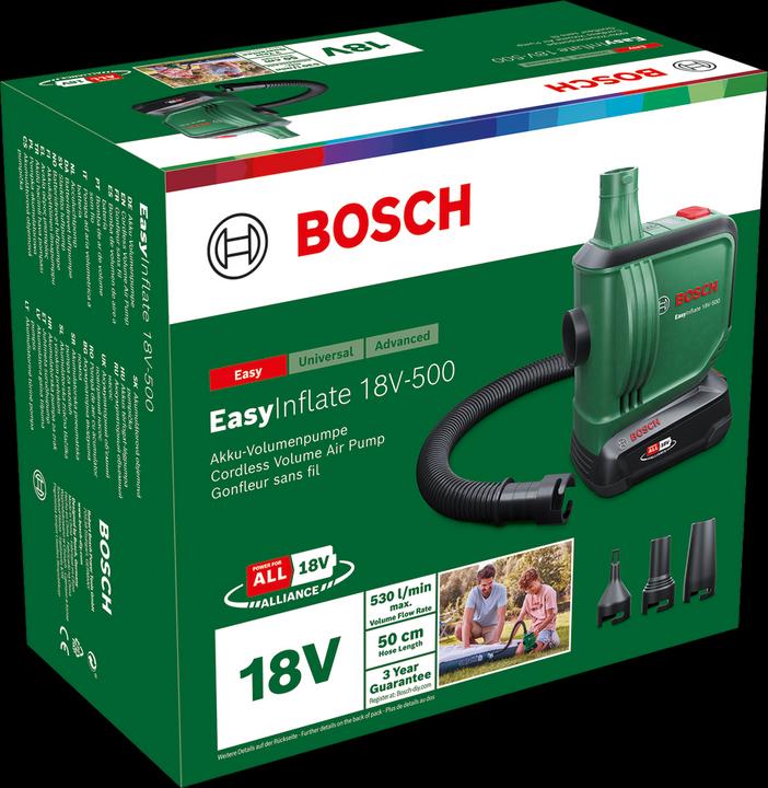 Actual product image Bosch Home & Garden EasyInflate 18V-500 (0.03 bar)