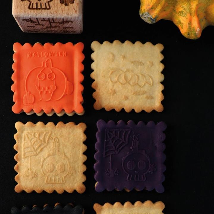 Produktbild ScrapCooking Ausstecher mit Würfelstempel Halloween