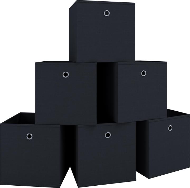 Immagine prodotto VCM Set di 6 scatole pieghevoli "Boxas" (28 x 27 x 27 cm)
