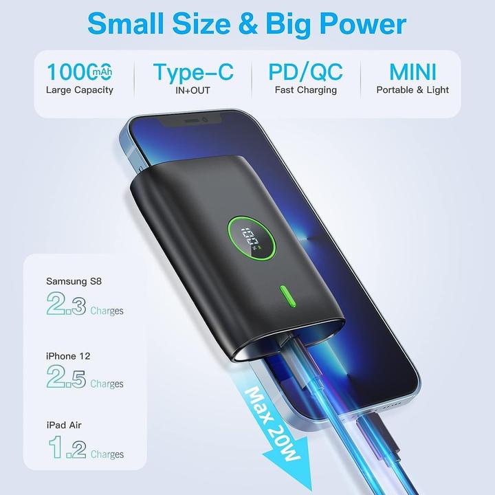 Actual product image Bogseth Powerbank (10000 mAh, 22.50 W)