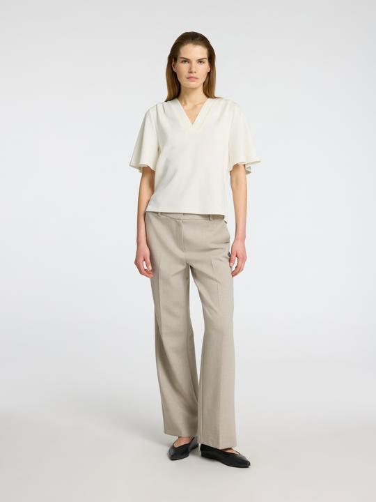 Actual product image Selected Femme Slftenny Ss V-Neck Top Noos (S)
