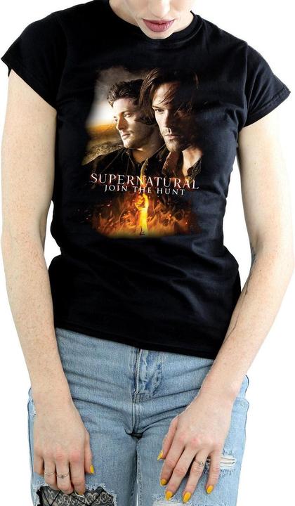 Image du produit Supernatural T-shirt en coton à l'effigie de l'affiche Femme/Femme (L)