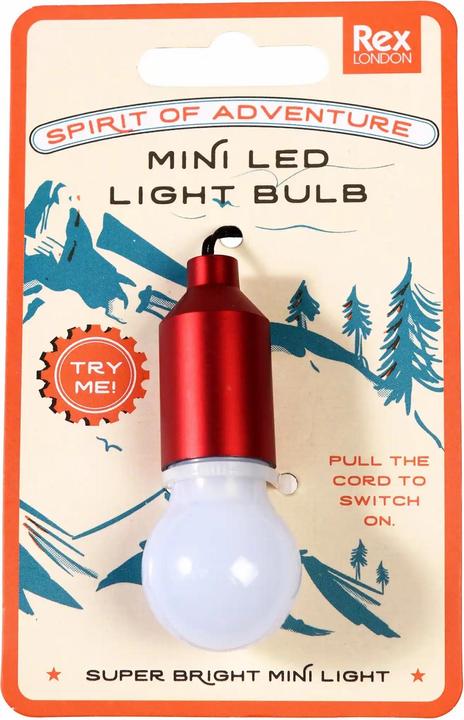 Actual product image Rex London light bulb keyring spirit of adventure