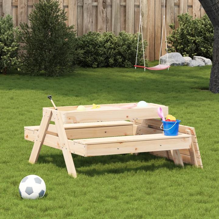 Image du produit VidaXL Table de pique-nique avec bac à sable pour les enfants