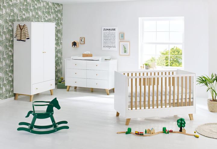 Produktbild Pinolino Pan extrabreit (Babybett, Wickelkommode)