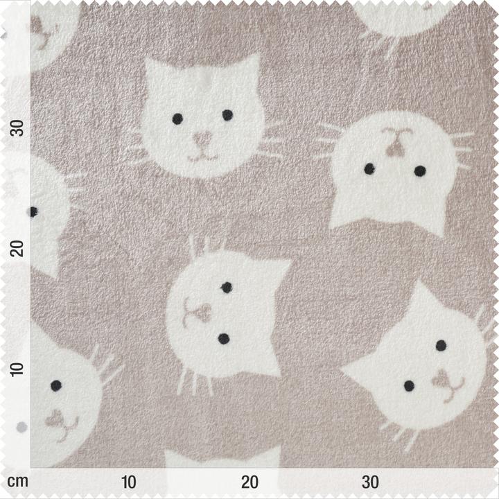 Produktbild VBS Double-Fleece-Stoff "Katze", 145 cm breit, Meterware