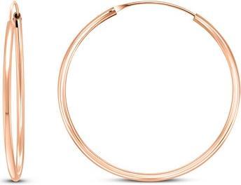 Produktbild Brilio Silver - Timeless bronze hoop earrings EA020R - Diameter: 2 cm