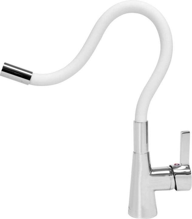 Image du produit Fala Robinet d'évier de cuisine flexible en blanc robinet