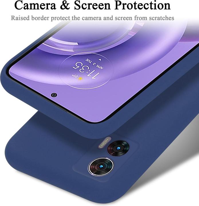 Actual product image Cadorabo Bumper TPU Liquid Silicone Case (Motorola Edge 30 Neo)