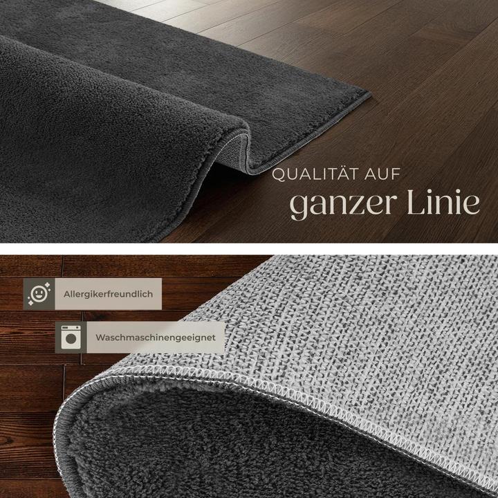Produktbild tectake Kurzflorteppich Soft Zone (120 x 170 cm)