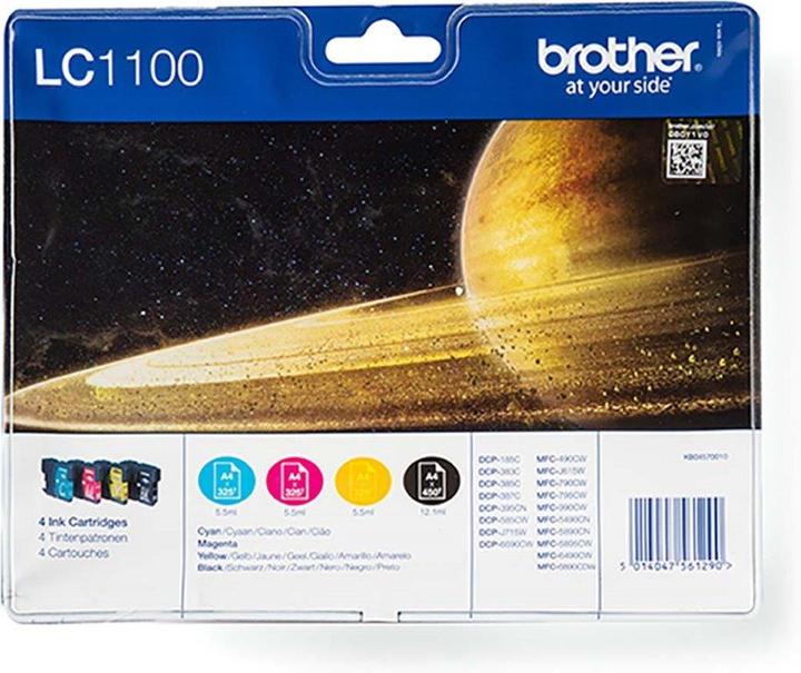 Image du produit Brother LC-1100VALBP Value Pack (M, CF, Y, C)