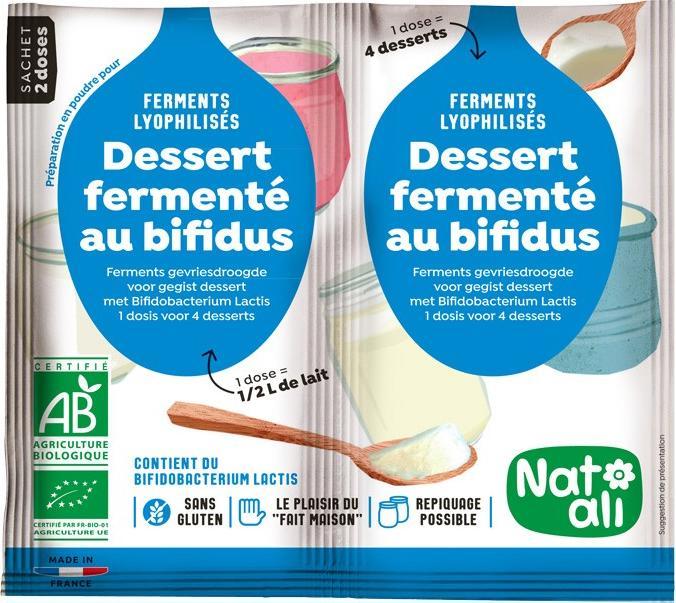 Image du produit Natali Ferment pour dessert au bifidus