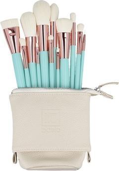 Produktbild Ilu Basic Set 12 Makeup Brushes with Turquoise Bag (Set)