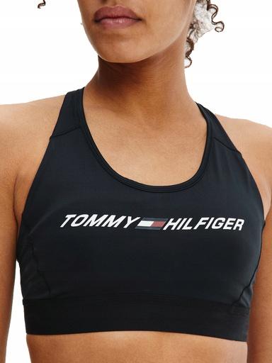 Actual product image Tommy Hilfiger Women's racer bra with medium intensity and graphics (XS)