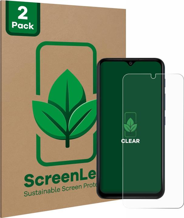 Immagine prodotto ScreenLeaf Pellicola protettiva sostenibile Pellicola protettiva dello schermo chiara trasparente (2 Pezzo/i, Wiko Y62 Plus)
