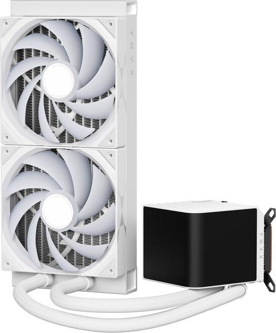 Actual product image TRYX PANORAMA complete water cooling system, ARGB - 280 mm, white