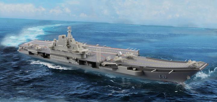 Actual product image Trumpeter PLA Navy Aircraft Carrier LiaoNing CV-16 RAF 317 Squadron Sept.1941